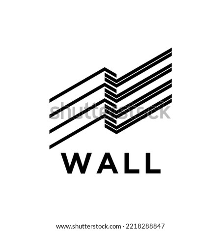 wall logo design for the edge of the house