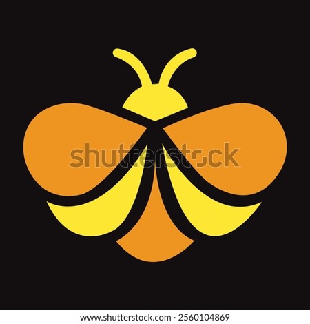 Firefly logo design icon vector