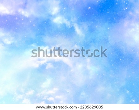 Illustration background of starry sky in space sparkling 商業照片 © 