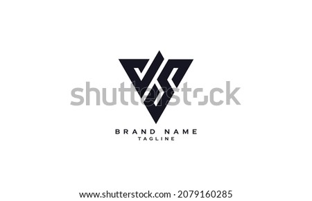 JS, SJ, Abstract initial monogram letter alphabet logo design
