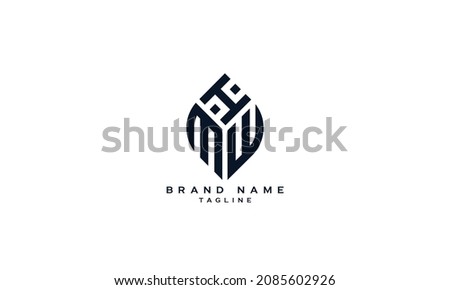 HMH, MHH, HHM, IHE, EHI, MEH, HEM, EHM, Abstract initial monogram letter alphabet logo design