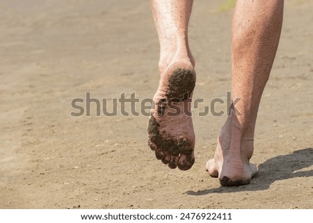 Similar – Foto Bild Spaziergang barfuß am Strand