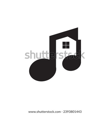 house music industries business logo design.