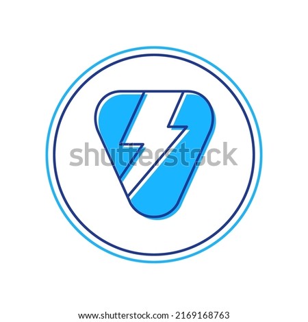 Filled outline Guitar pick icon isolated on white background. Musical instrument.  Vector