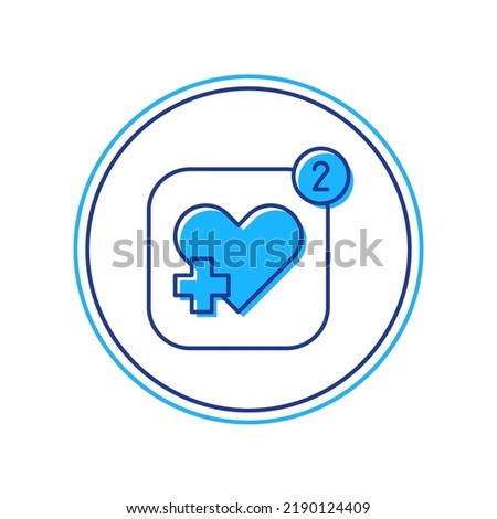 Filled outline Smartphone with heart rate monitor function icon isolated on white background.  Vector