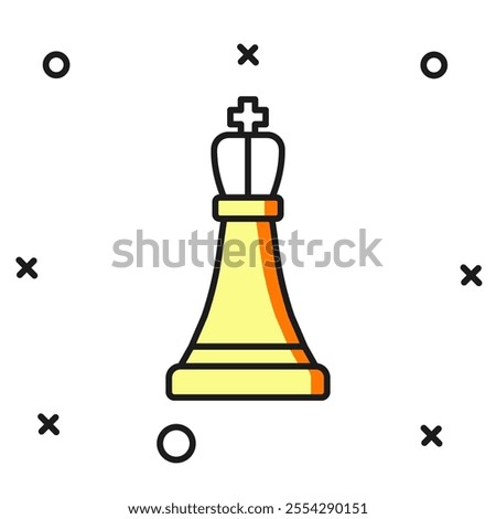 Filled outline Chess icon isolated on white background. Business strategy. Game, management, finance. Flat filled outline style with shadow. Vector