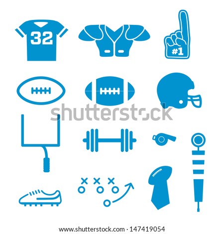 Vector Football Icons Collection