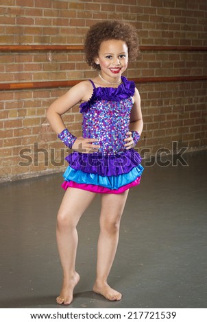 Gorgeous young african american dancer