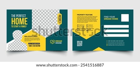 Real Estate Postcard Design Template