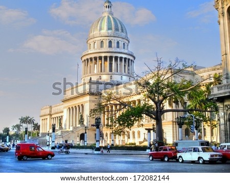 The National Capitol Building of Cuba in Havana