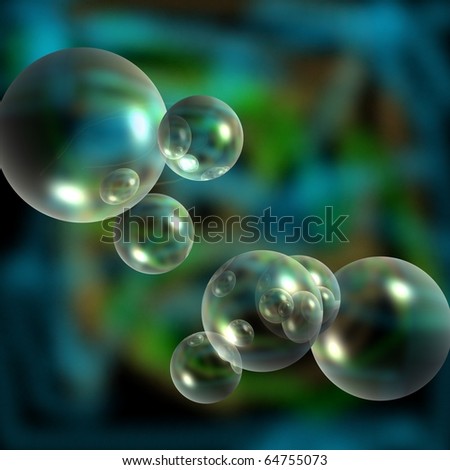 fantasy bubbles wallpaper