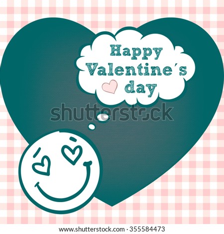 Happy Valentine card Photo stock © 