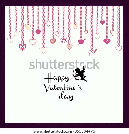 Happy Valentine card Photo stock © 