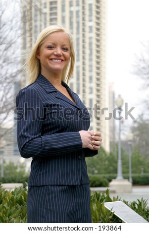 Business Woman in City