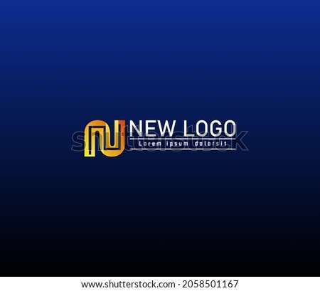 the logo with the letter N. is perfect for a bank or financial companies