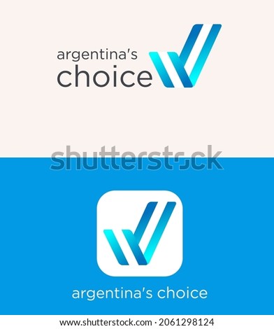 A beautiful template on the theme of elections in Argentina