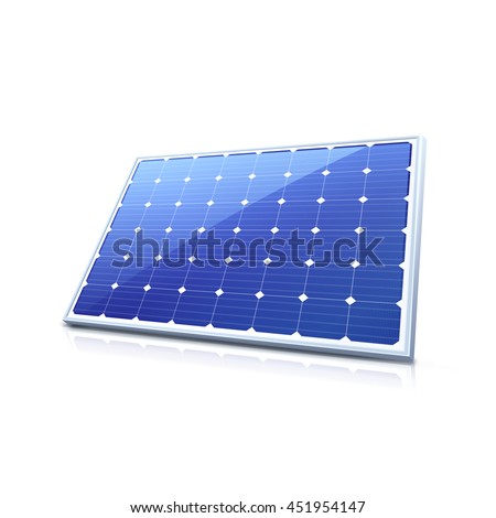 Solar Panel Stock Vector Illustration 451954147 : Shutterstock