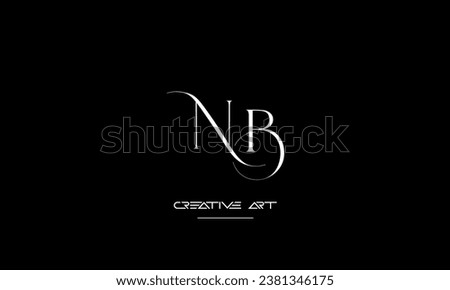 BN, NB, B, N abstract letters logo monogram