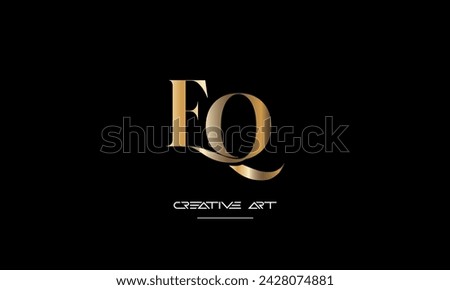 EQ, QE, E, Q abstract letters logo monogram