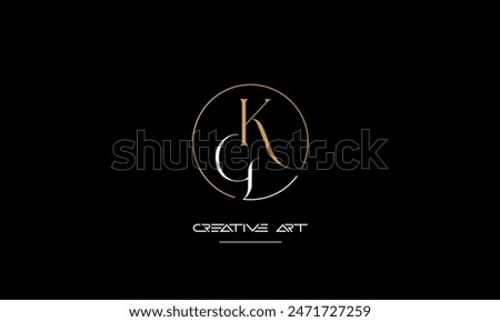 GK, KG, G, K abstract letters logo monogram