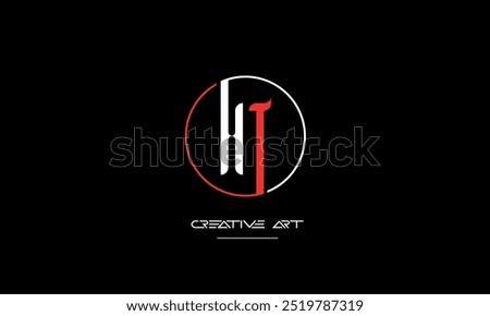 HT, TH, H, T abstract letters logo monogram