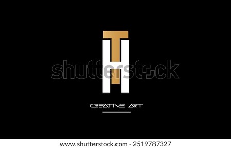 HT, TH, H, T abstract letters logo monogram