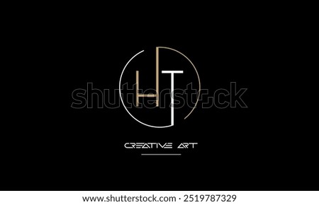 HT, TH, H, T abstract letters logo monogram