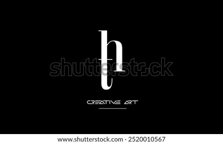 HT, TH, H, T abstract letters logo monogram