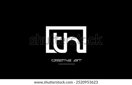 HT, TH, H, T abstract letters logo monogram