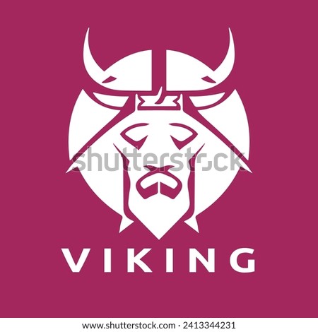 Viking logo design icon symbol vector illustration. Easy Customizable and Editable.