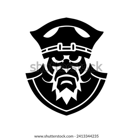 Viking logo design icon symbol vector illustration. Easy Customizable and Editable.