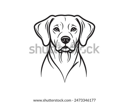 Dog Logo Design Icon Symbol 