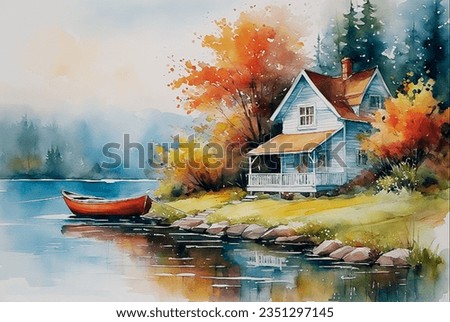 Similar – Foto Bild Haus am See