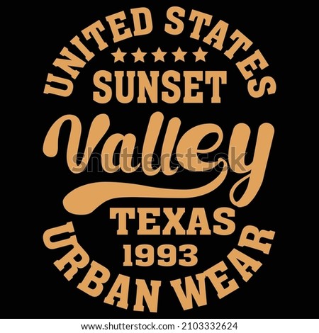 UNITED STATES SUNSET VALLEY TEXAS 1993 URBAN WEAR