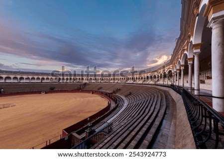 Similar – Foto Bild Die historische Stierkampf-Arena von Malaga im Sonnenaufgang