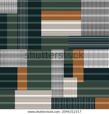 abstract checks patchwork pattern on background textures