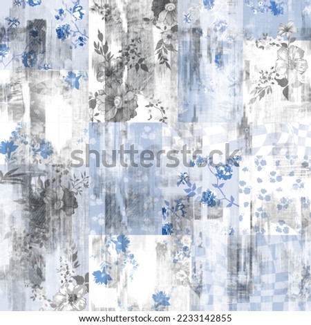 Similar – Image, Stock Photo Old | Patchwork with hand riveted rusty sheet