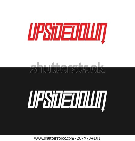 Upside Down Vector Template Upside Down Man Upside Down Colorfull Icon