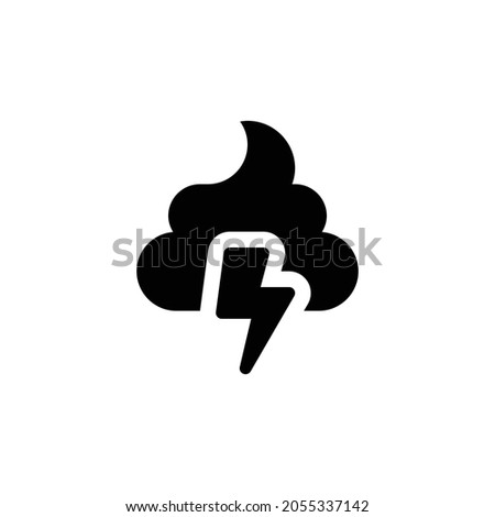 poo storm Icon. Flat style design isolated on white background. Vector illustration