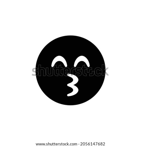 kiss beam Icon. Flat style design isolated on white background. Vector illustration