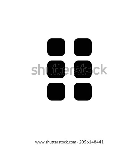 grip vertical Icon. Flat style design isolated on white background. Vector illustration