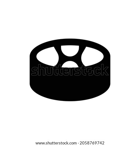 drum steelpan Icon. Flat style design isolated on white background. Vector illustration