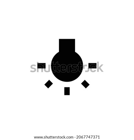 wb incandescent Icon. Flat style design isolated on white background. Vector illustration