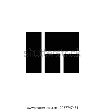 view quilt Icon. Flat style design isolated on white background. Vector illustration