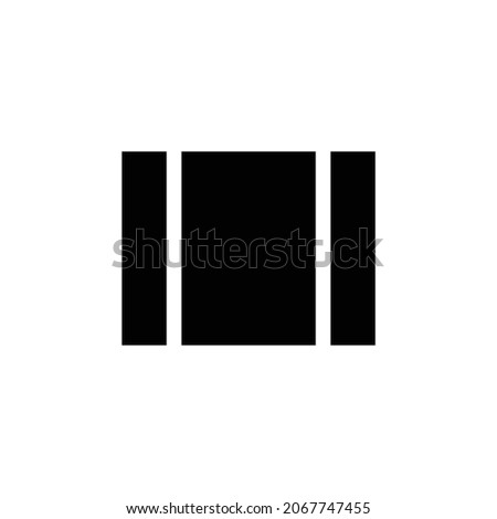 view array Icon. Flat style design isolated on white background. Vector illustration