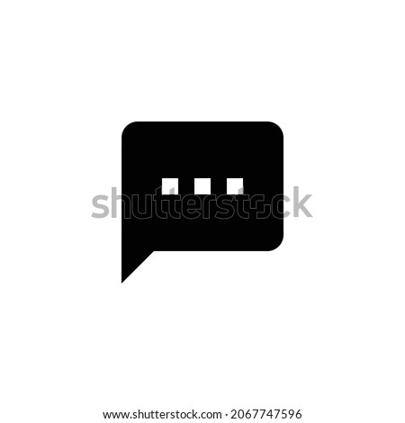 textsms Icon. Flat style design isolated on white background. Vector illustration