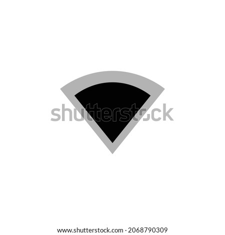 signal wifi 3 bar Icon. Flat style design isolated on white background. Vector illustration