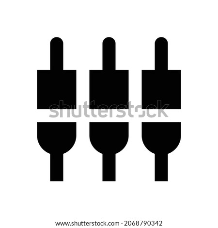 settings input composite Icon. Flat style design isolated on white background. Vector illustration