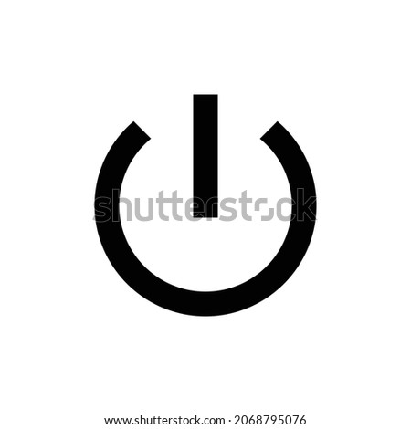 power settings new Icon. Flat style design isolated on white background. Vector illustration