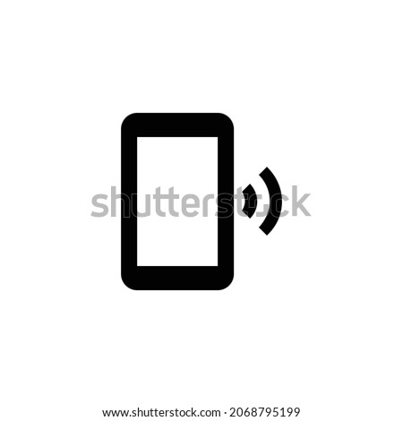 phonelink ring Icon. Flat style design isolated on white background. Vector illustration